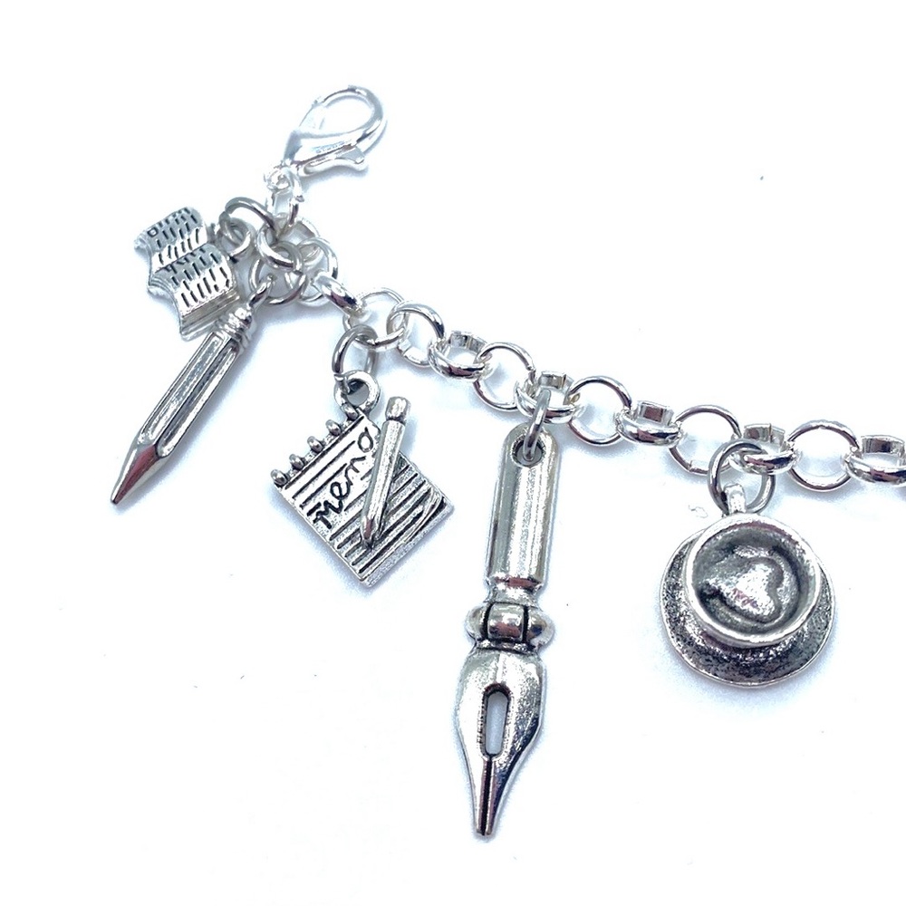 Writer Charm Bracelet Author - Picture 4 of 8